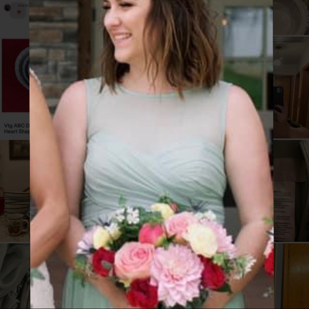 David’s Bridal “Meadow” Bridesmaid Dress - Size 12